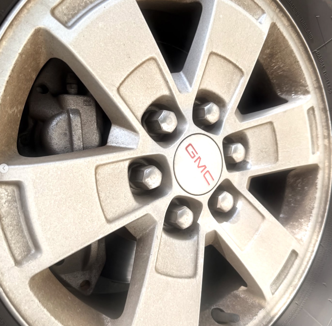Wheel before detailing